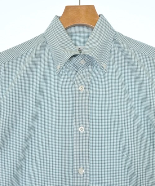 Errico Formicola（エリコフォルミコラ）カジュアルシャツ 緑 サイズ:15 1/2(M位) メンズ/2200651938013