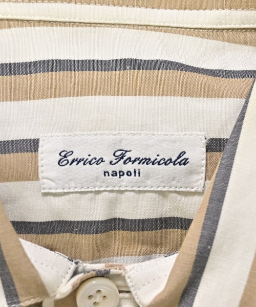 Errico Formicola（エリコフォルミコラ）カジュアルシャツ ベージュ サイズ:M メンズ/2200699290067