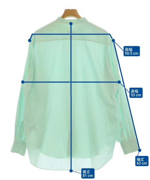 Errico Formicola（エリコフォルミコラ）カジュアルシャツ 緑 サイズ:L メンズ/2200665866043