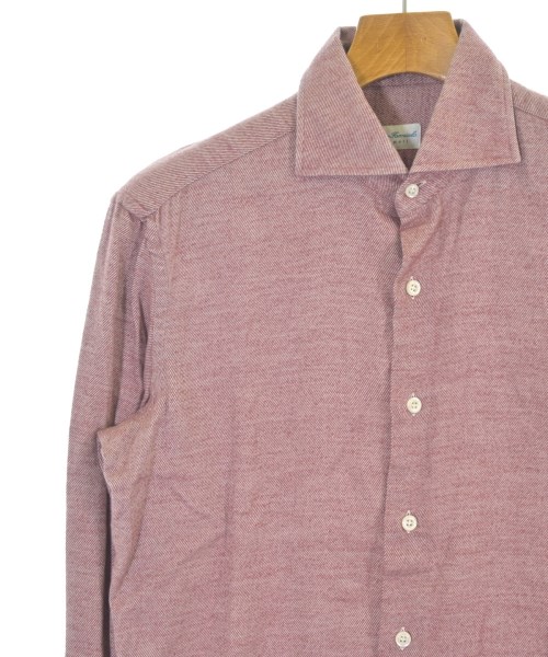 Errico Formicola（エリコフォルミコラ）カジュアルシャツ 赤 サイズ:39(M位) メンズ/2200659938251