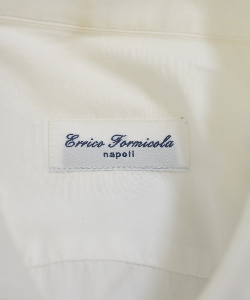 Errico Formicola（エリコフォルミコラ）カジュアルシャツ 白 サイズ:15(S位) メンズ/2200671432034