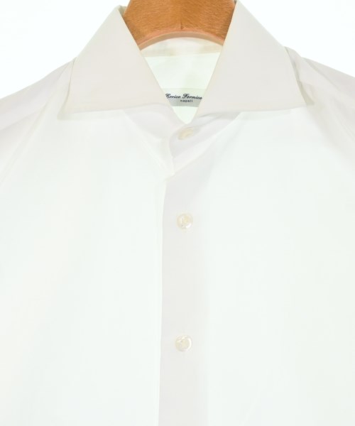 Errico Formicola（エリコフォルミコラ）カジュアルシャツ 白 サイズ:15(S位) メンズ/2200671432034