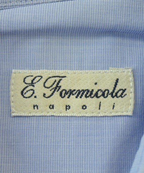 Errico Formicola（エリコフォルミコラ）ドレスシャツ 青 サイズ:40(L位) メンズ/2200729290067