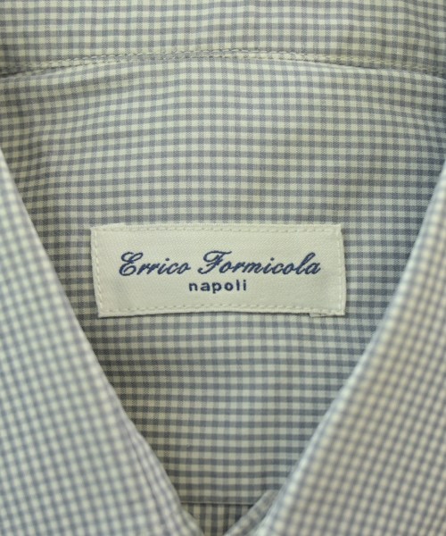Errico Formicola（エリコフォルミコラ）ドレスシャツ グレー サイズ:40(L位) メンズ/2200729290111