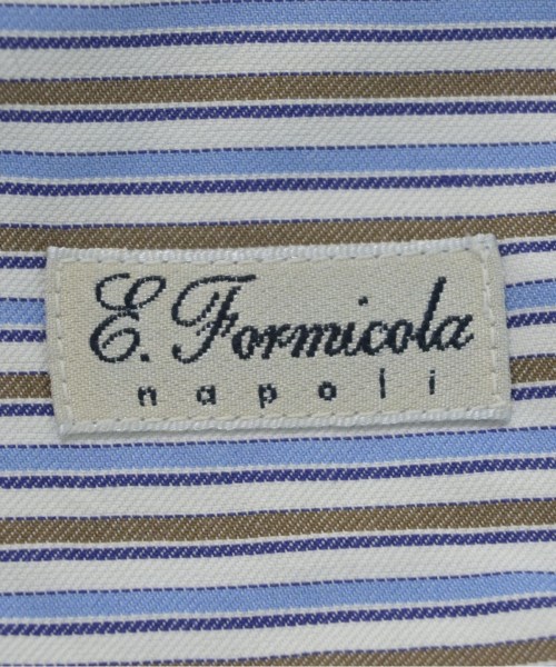 Errico Formicola（エリコフォルミコラ）カジュアルシャツ 青 サイズ:17(XXL位) メンズ/2200690782073