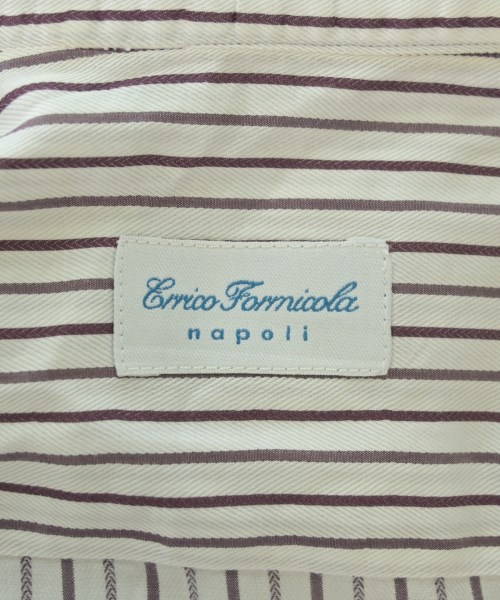 Errico Formicola（エリコフォルミコラ）ドレスシャツ 白 サイズ:40(L位) メンズ/2200692770061