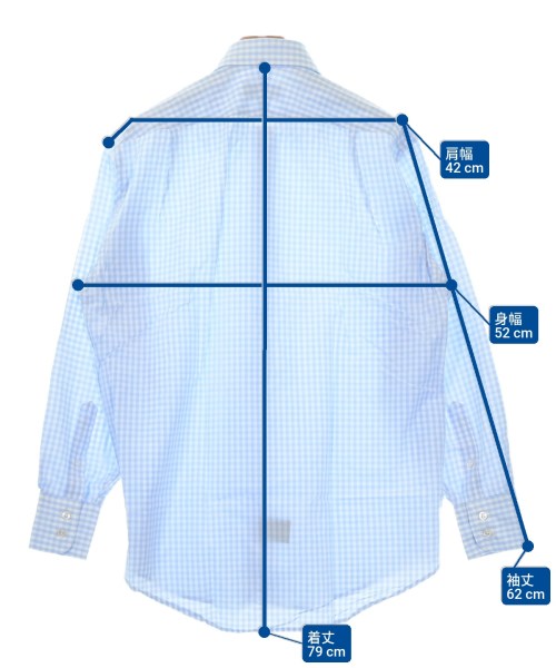 GIEVES&HAWKES（ギーブス＆ホークス）カジュアルシャツ 青 サイズ:39(M位) メンズ/2200619220143