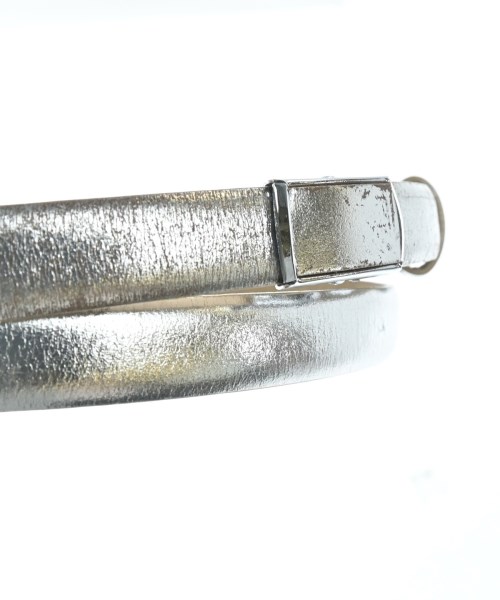 Filo di Seta（フィロディセタ）ベルト シルバー サイズ:- レディース/2200636735071