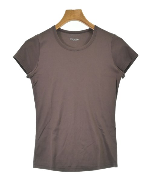 Filo di Seta(フィロディセタ)Tシャツ・カットソー 茶 サイズ:40(M位)/2200696428036