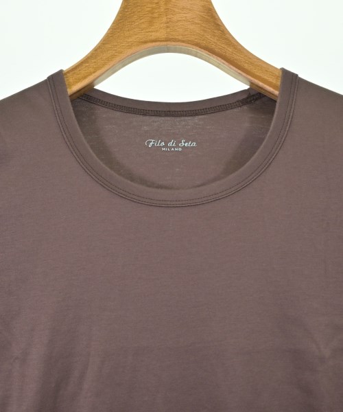 Filo di Seta（フィロディセタ）Tシャツ・カットソー 茶 サイズ:40(M位) レディース/2200696428036