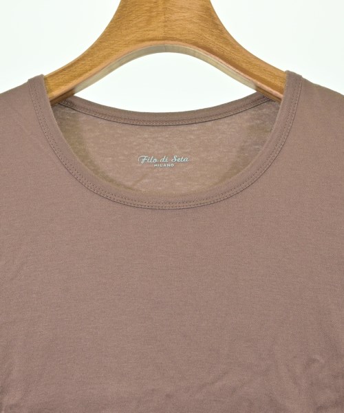 Filo di Seta（フィロディセタ）Tシャツ・カットソー 茶 サイズ:40(M位) レディース/2200696428074