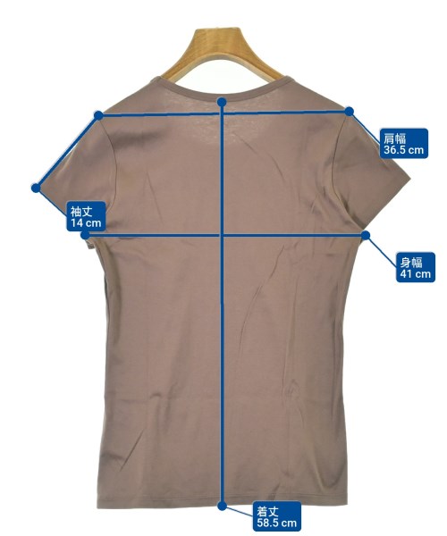 Filo di Seta（フィロディセタ）Tシャツ・カットソー 茶 サイズ:40(M位) レディース/2200696428074