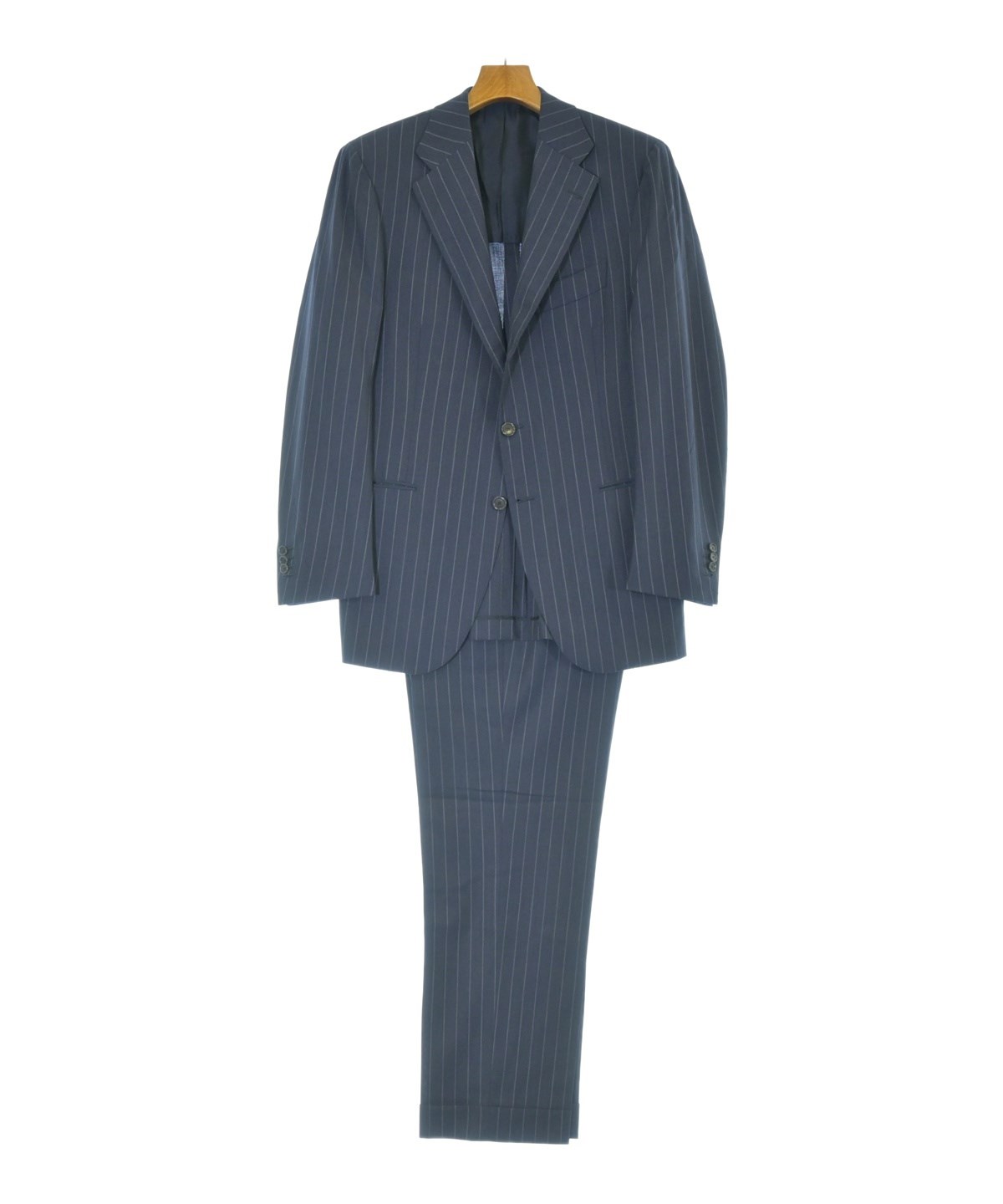 【美品】チェザレ　アットリーニ　ビジネススーツ　メンズ CESARE ATTOLINI（チェザレアットリーニ）ビジネス 紺 サイズ:50/50(XL