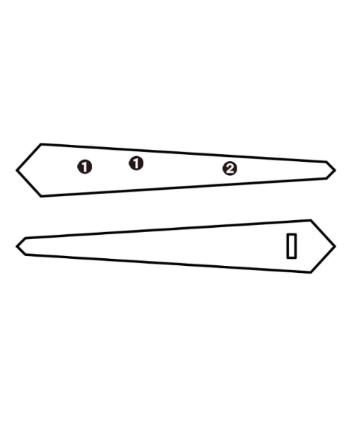 CESARE ATTOLINI（チェザレアットリーニ）ネクタイ 茶 サイズ:- メンズ/2200657249076