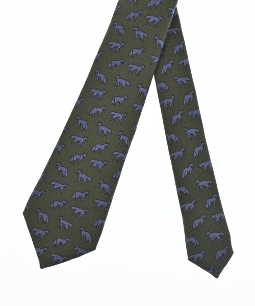 Seaward&Stearn（シワード＆スターン）ネクタイ カーキ サイズ:- メンズ/2200618948048