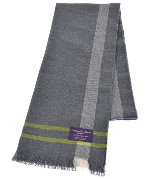 Seaward&Stearn(シワード＆スターン)マフラー 紫 サイズ:-/2200634257070