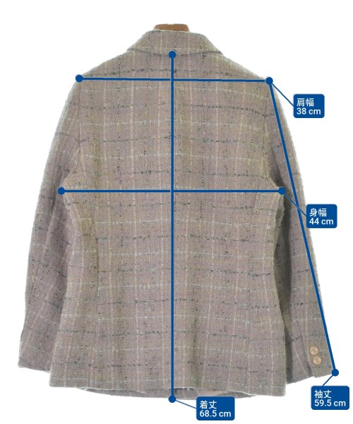 McDavid（マックデイビット）テーラードジャケット ピンク サイズ:48(XXL位) レディース/2200671853013