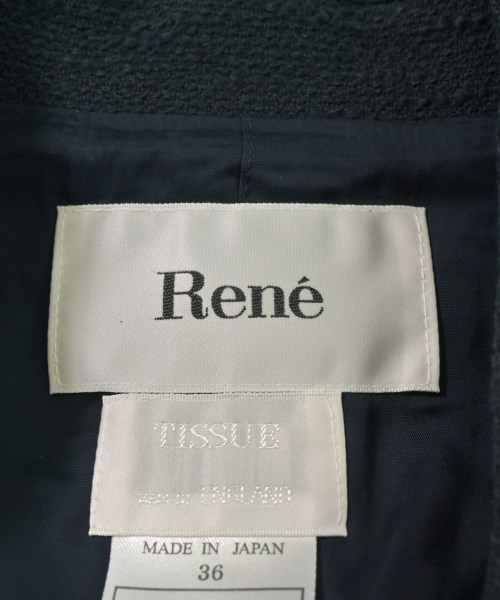 Rene（ルネ）カジュアルジャケット 紺 サイズ:36(XS位) レディース/2200622987064
