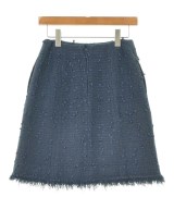 Rene（ルネ）ひざ丈スカート 紺 サイズ:34(XS位) レディース/2200610096105