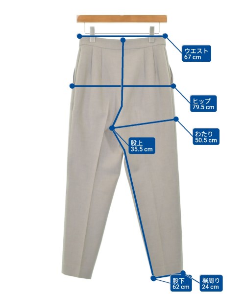 Rene（ルネ）スラックス グレー サイズ:36(XS位) レディース/2200617848028