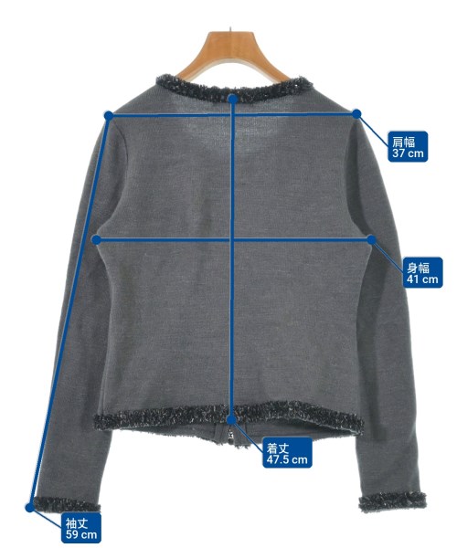 Rene（ルネ）カーディガン グレー サイズ:36(XS位) レディース/2200618261086