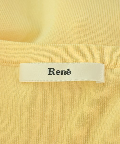 Rene（ルネ）カーディガン 黄 サイズ:34(XXS位) レディース/2200674197091