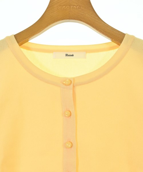 Rene（ルネ）カーディガン 黄 サイズ:34(XXS位) レディース/2200674197091