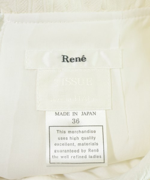 Rene（ルネ）ワンピース 白 サイズ:36(XS位) レディース/2200709960218