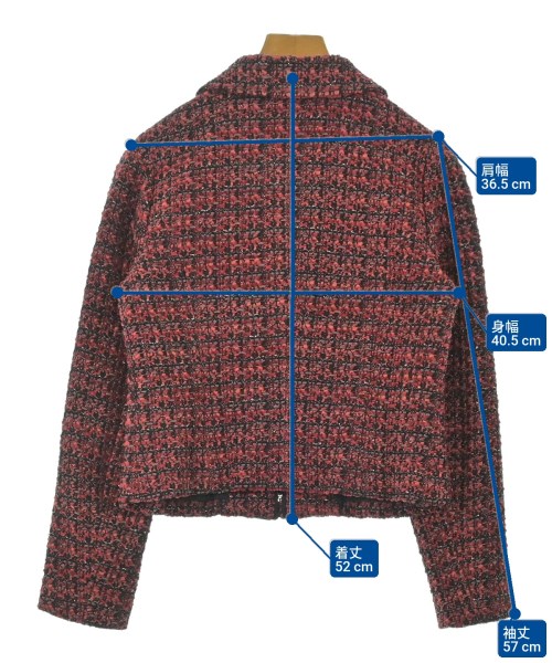 Rene（ルネ）ジャケット 赤 サイズ:36(XS位) レディース/2200664156015