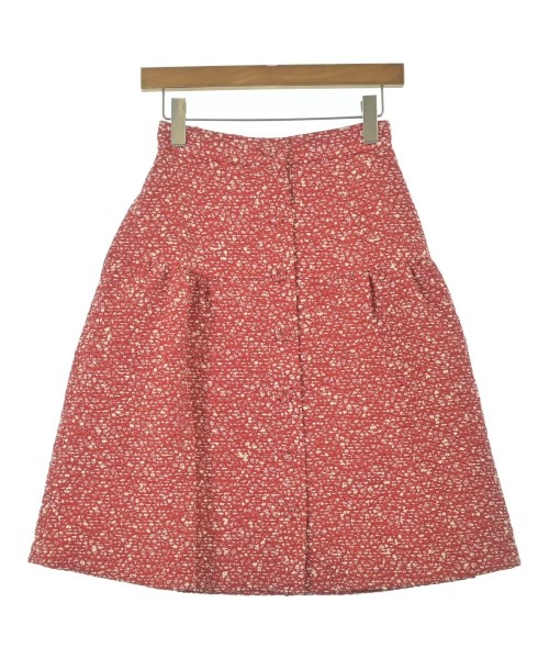 Rene(ルネ)ひざ丈スカート 赤 サイズ:34(XXS位)/2200664156022