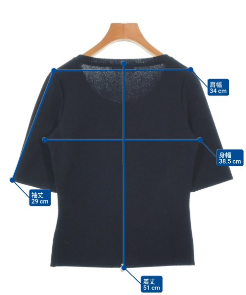 Rene（ルネ）ニット・セーター 紺 サイズ:34(XXS位) レディース/2200670228010