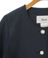 Rene（ルネ）ノーカラージャケット 紺 サイズ:38(S位) レディース/2200731459025