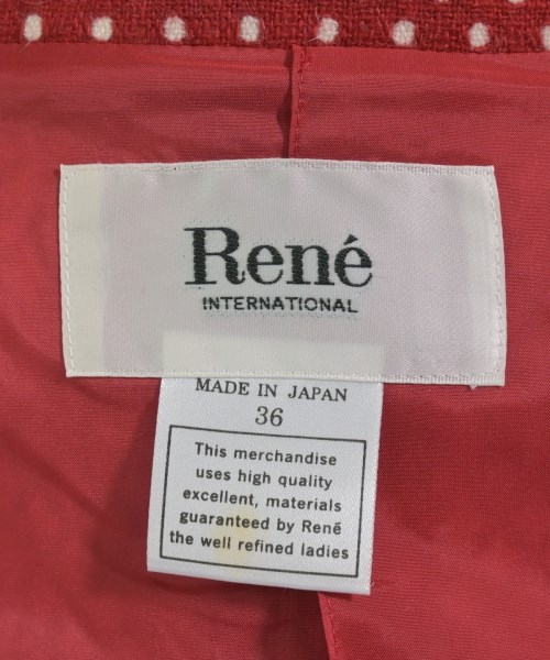Rene（ルネ）チェスターコート 赤 サイズ:36(XS位) レディース/2200734776037