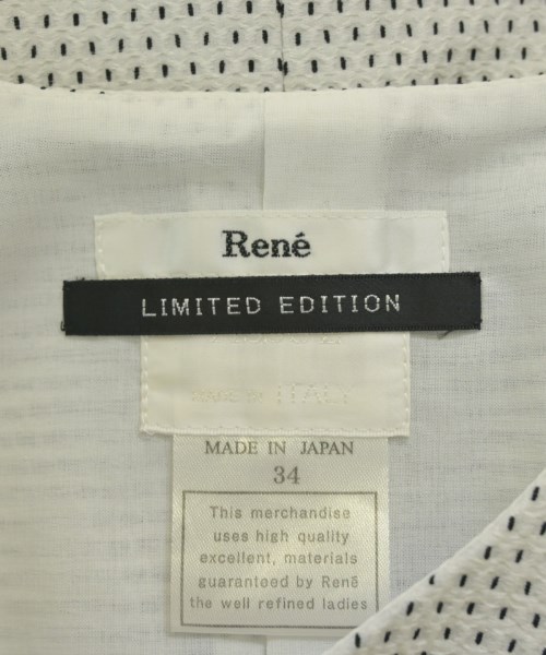 Rene（ルネ）ワンピース 白 サイズ:34(XXS位) レディース/2200684282084