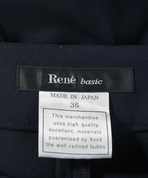 Rene（ルネ）スラックス 紺 サイズ:36(XS位) レディース/2200686865018