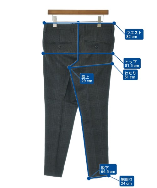 MAURO GRIFONI（マウログリフォーニ）スラックス グレー サイズ:48(L位) メンズ/2200643574052