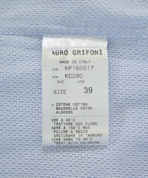 MAURO GRIFONI（マウログリフォーニ）ドレスシャツ 青 サイズ:39(M位) メンズ/2200720372830