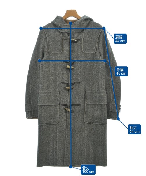 GianFranco Bommezzadri（ジャンフランコボメサドリ）ピーコート グレー サイズ:44(S位) メンズ/2200621430066