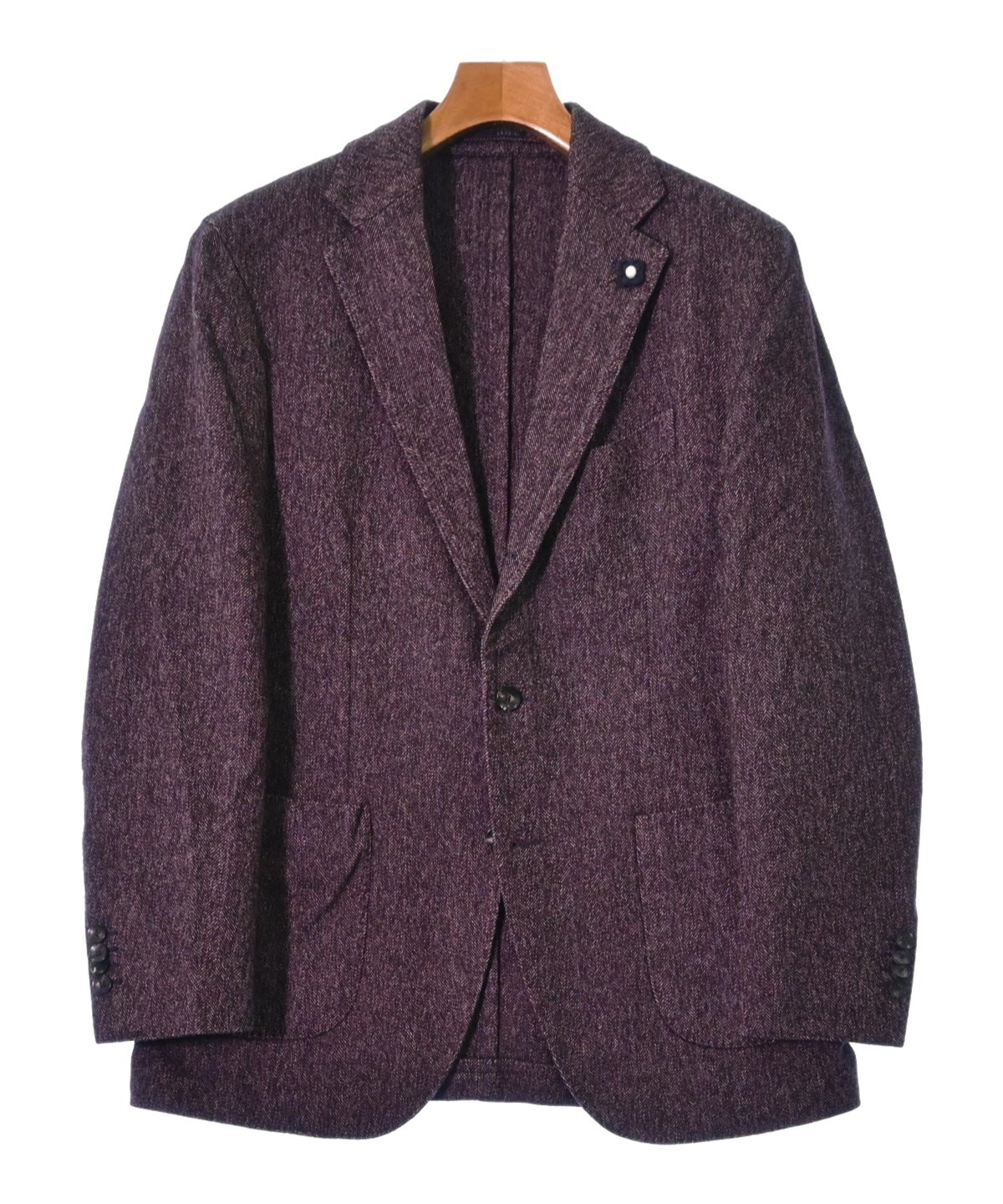 大流行中！ LARDINI（ラルディーニ）テーラードジャケット サイズ:50(XL 紫 スーツ