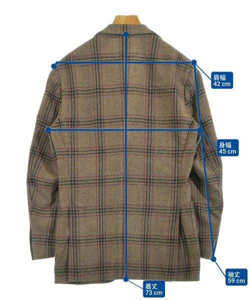 LARDINI（ラルディーニ）テーラードジャケット 茶 サイズ:44(S位) メンズ/2200636696013