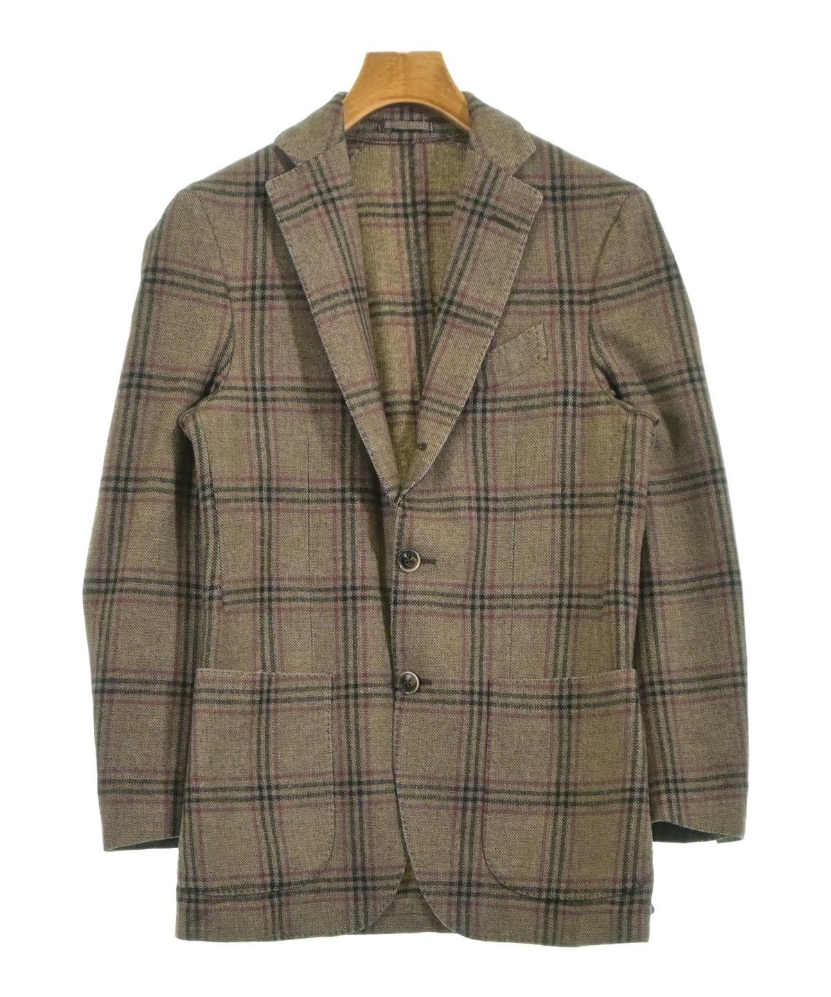 LARDINI（ラルディーニ）テーラードジャケット 茶 サイズ:44(S位