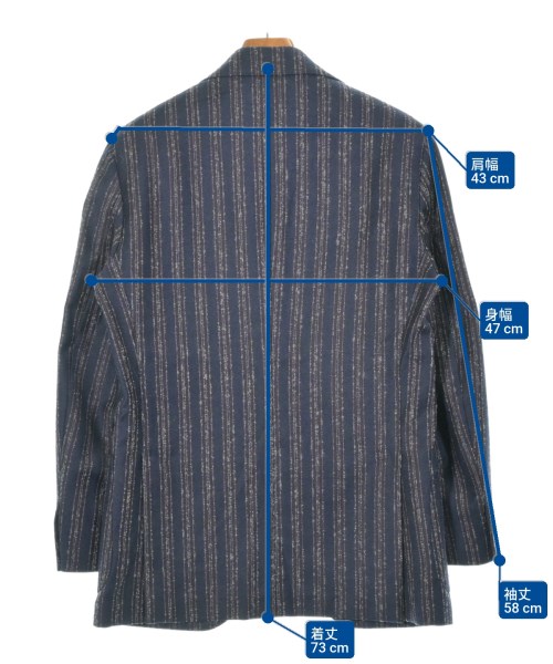 LARDINI（ラルディーニ）ジャケット 紺 サイズ:46(M位) メンズ/2200639631042