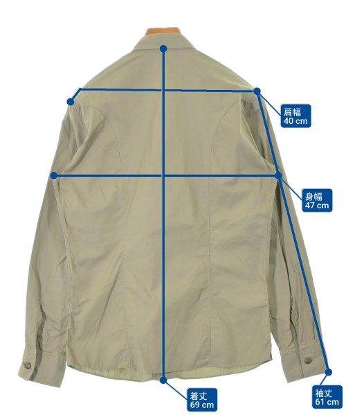 LARDINI（ラルディーニ）カジュアルシャツ カーキ サイズ:XXS メンズ/2200643819092