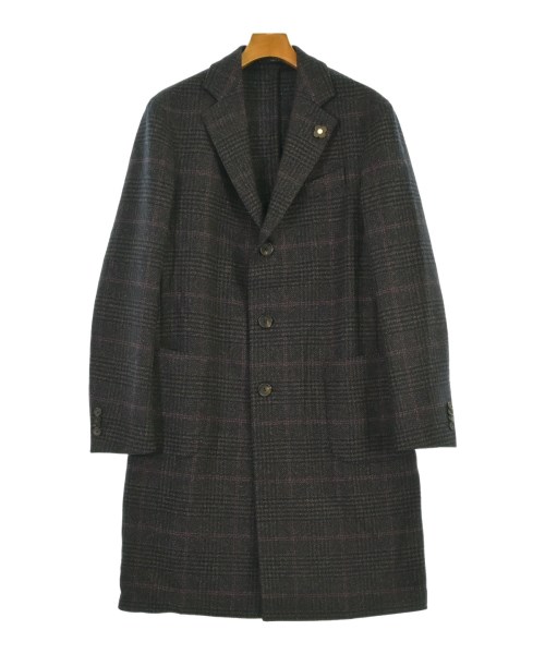 LARDINI(ラルディーニ)チェスターコート 黒 サイズ:50(XL位)/2200644877022