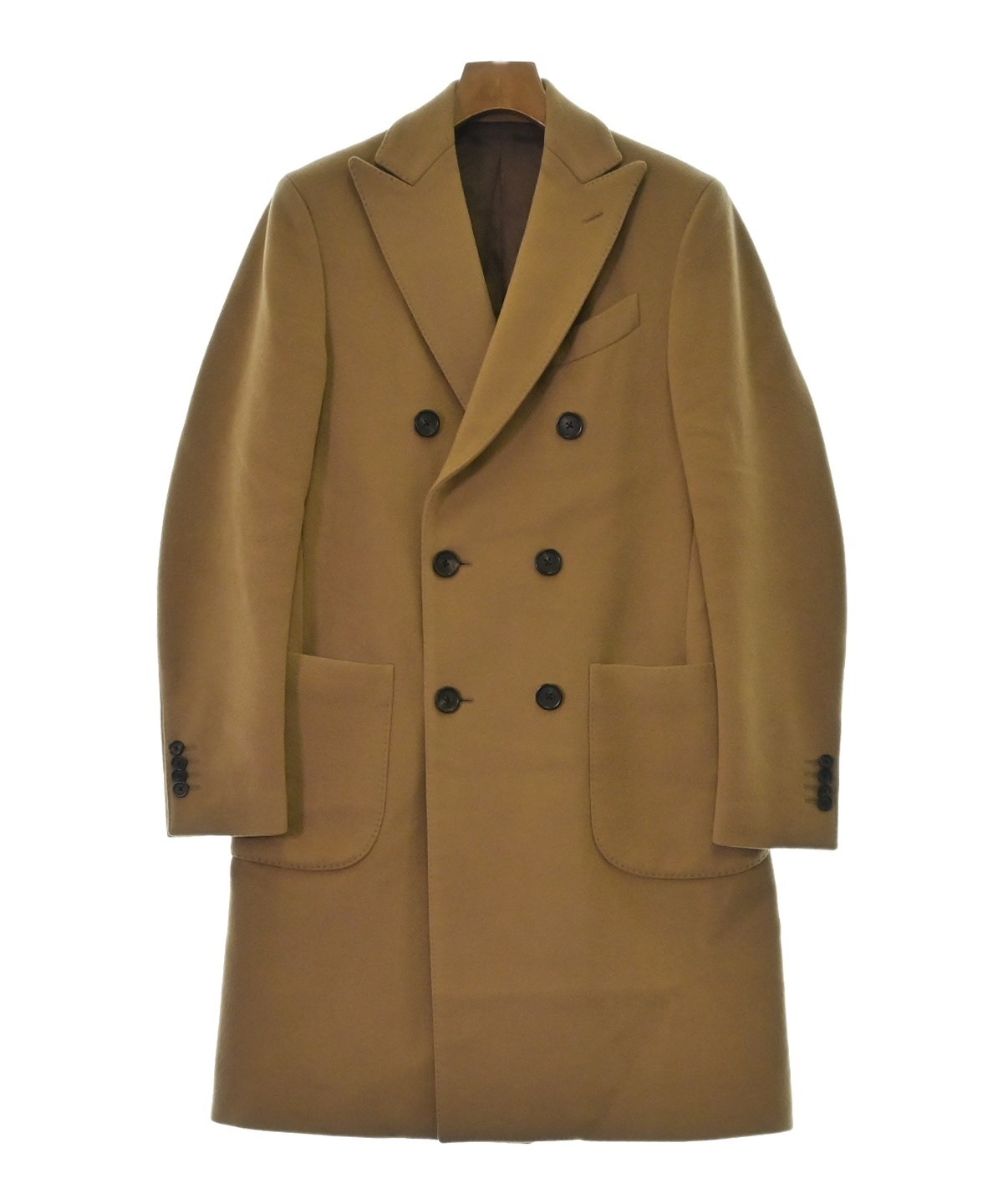 LARDINI ラルディーニ チェスターコート美品‼️ LARDINI（ラルディーニ）チェスターコート 茶 サイズ:42(XS位) メンズ