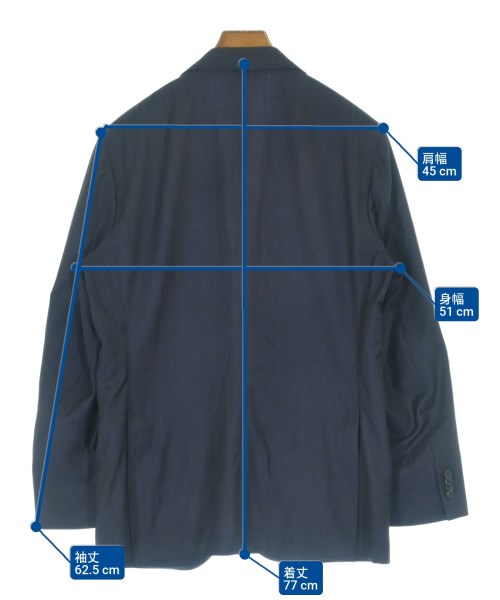 LARDINI（ラルディーニ）テーラードジャケット 紺 サイズ:52(XXL位) メンズ/2200622120010