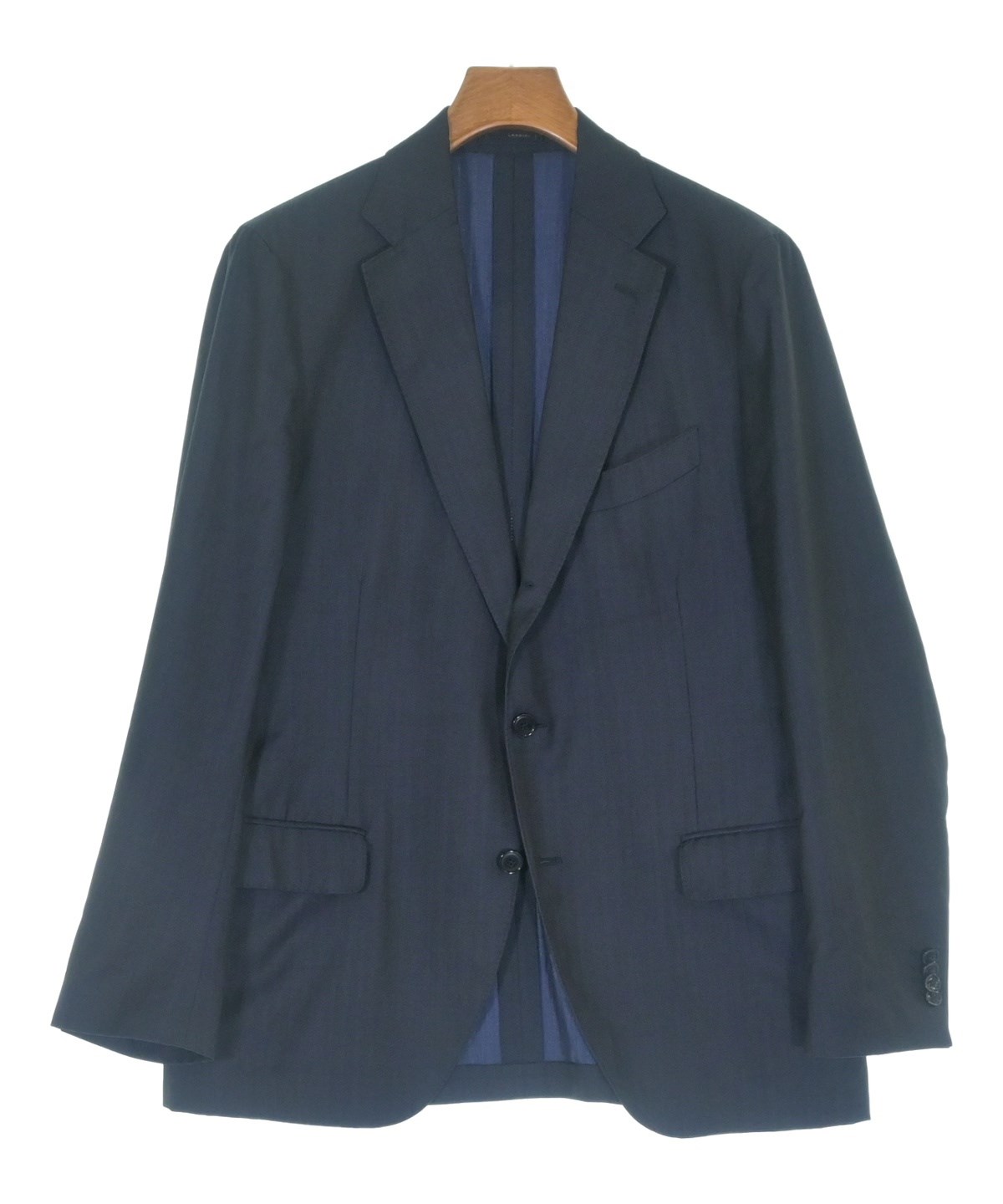 【新品】LARDINI ITIZUMO テーラードジャケット NAVY 美品 LARDINI ラルディーニ テーラードジャケット NAVY 44