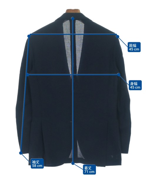 LARDINI（ラルディーニ）テーラードジャケット 紺 サイズ:44(S位) メンズ/2200622834078