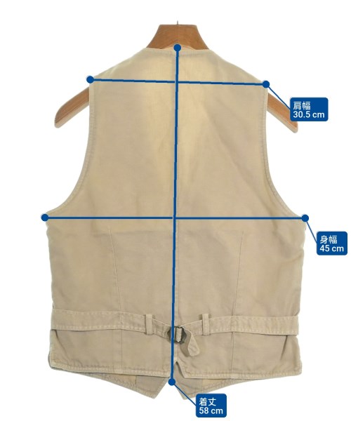 LARDINI（ラルディーニ）ドレスシャツ ベージュ サイズ:46(S位) メンズ/2200624287056