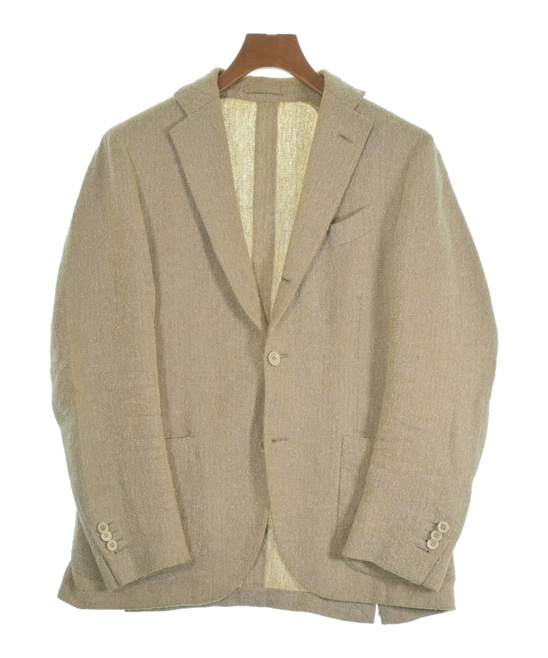 【極美品】Lardini ラルディーニ　ジャケット　ベージュ　50 7R 楽天市場】LARDINI【ラルディーニ】ニットジャケット LJM56J IV63001